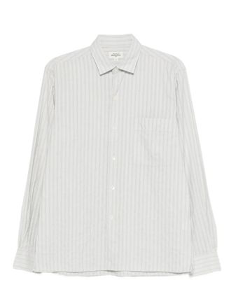 Hartford striped pocket shirt - Blue