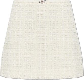 Versace Minigonna in Tweed di Cotone - - Skirts - Donna - Beige - M