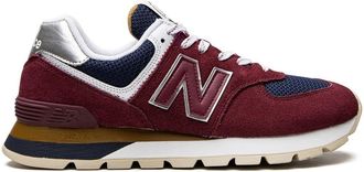 New Balance 574 low-top sneakers - unisex - Leather/Rubber/Fabric - 8.5 - Red