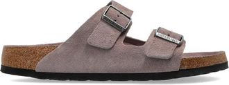 Birkenstock Arizona BS - Heren - Sandalen - Paars - 43 EU - Leer - Schoenen