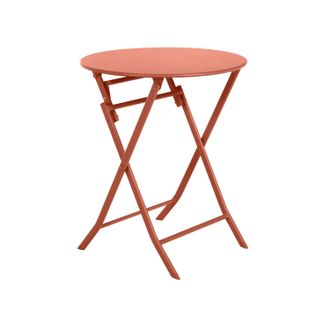 Hesperide Tavolo da giardino tondo 60x71 cm Greensboro rosso ambra