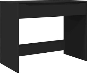vidaXL Escritorio Negro 100 x 50 x 78 cm Madera contrachapada vidaXL