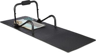 Relaxdays Relaxdays Interlocking Foam Floor Mat 60 x 60 cm, Fitness Foam Mat Set, Surface Protection, Underlay, Sports Mat, Black