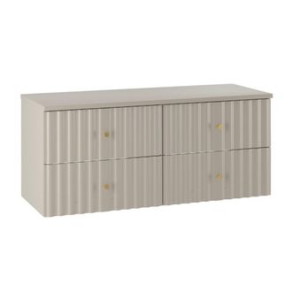 Petits Meubles Mueble bajo lavabo 120cm encimera paneles laminados y de mdf cachemira