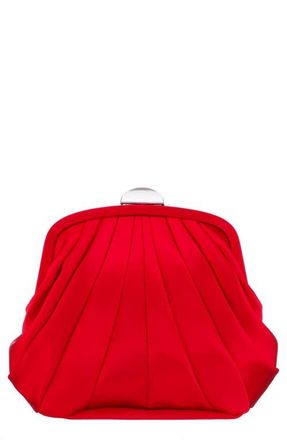 Nina Billow Art Deco Frame Clutch in Red Rouge at Nordstrom