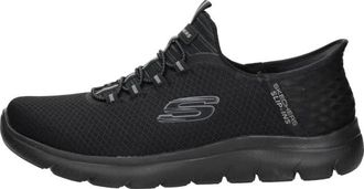 Skechers Summits Sportief Slip-Ins - Heren - Hardloopschoenen - Zwart - 44 EU - Fitness