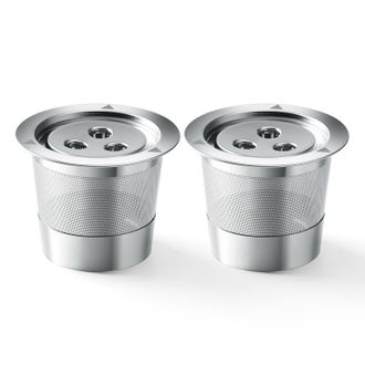 OEM C&aacute;psula De Caf&eacute; Reutilizable De Acero Inoxidable Con 3 Orificios, Compatible Con Cafeteras Ninja (tipo K-cup) Y Equipada Con Filtro