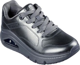 Skechers Uno Icon Lustrous Air Trainers UK 4 Grey