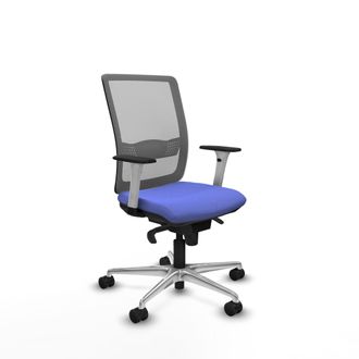 Piqueras y Crespo Silla De Oficina Piqueras Y Crespo Haches Blanco Espuma Alta Densidad