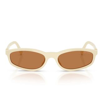 Miu Miu Sunglasses Mua06 S 21 D90 Q White/Brown Women