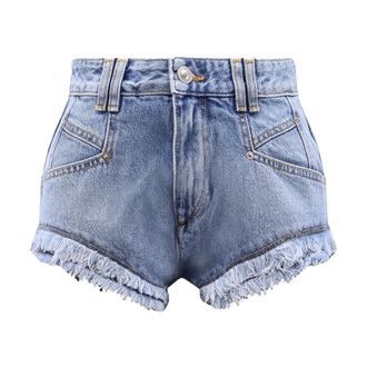 Isabel Marant Dames, Korte broeken, Blauw, Maat: 2XS Denim