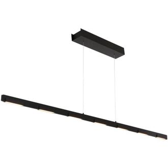 Steinhauer Lampada a sospensione - Bloc - nero - vetro metallo - Steinhauer