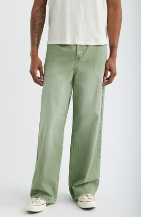 Elwood Archive Herringbone Twill Pants in Terrain at Nordstrom, Size 34