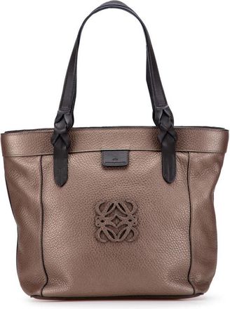 Loewe Pre-owned Loewe Anagram Leather Fusta Tote Ladies 11210