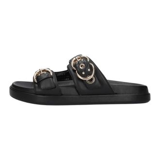 Mexx Toma Sikiel Sandal - Dames - Schoenen - Zwart - Maat: 40 EU Leer