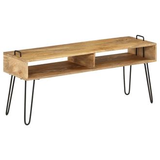 vidaXL Mueble Para Tv Madera Maciza De Mango 110x35x45 Cm Vidaxl