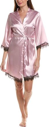 SUGAR Satin Lace Trim Robe