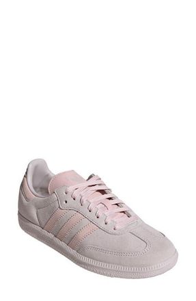 adidas Gender Inclusive Samba OG Sneaker in Ice Purple/Sand at Nordstrom, Size 10.5 Womens