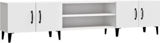 vidaXL TV Cabinet White 180x31.5x40 cm Engineered Wood vidaXL