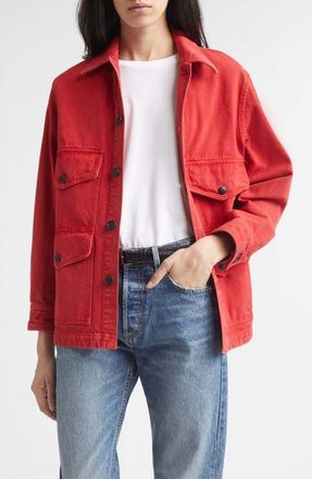 Nili Lotan Leroy Jacket in Scarlet at Nordstrom, Size X-Large