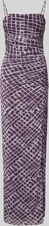 Jake*s Maxikleid mit Spaghettitr&auml;gern in Purple, Gr&ouml;&szlig;e 32