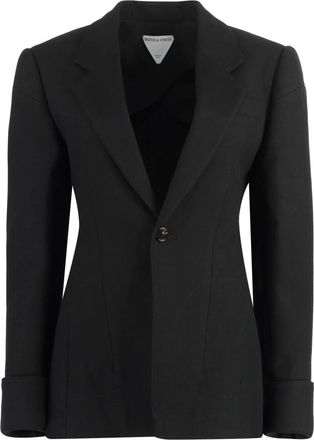 Bottega Veneta Jassen - Dames - Blazers - Zwart - S - Jassen