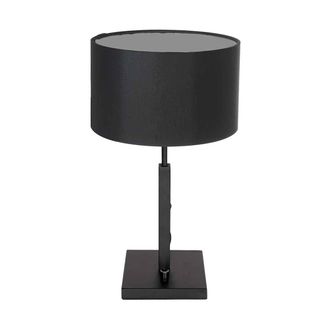 Steinhauer L&aacute;mpara De Mesa - Stang - Negro - Lino Metal Tejido - Steinhauer