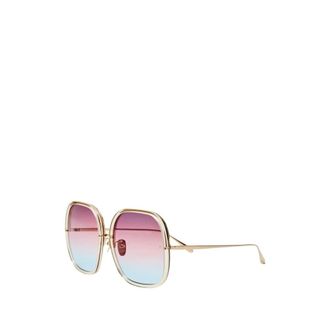 Linda Farrow Sunglasses, female, Multicolor, Size: 62 MM Celia Sunglasses
