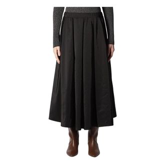 Roberto Collina Midi Rok - Dames - Rokken - Zwart - Maat: M