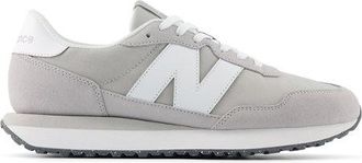 New Balance Mens 237 in Grey/White Suede/Mesh, size 10.5
