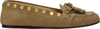 Isabel Marant Leather Slip-On Womens Loafers