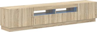 vidaXL Cabinet De Tv Led De 5 Piezas Roble Sonoma Madera De Ingenier&iacute;a Vidaxl
