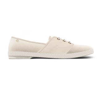 Rivieras Shoes Classic Cotton Canvas Slip-On Loafer in Cream at Nordstrom, Size 37
