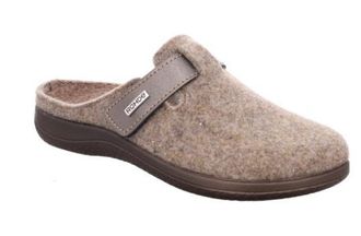 Rohde Pantoffel »BARI« Hausschuh, Clog mit Klettverschluss-Riemchen