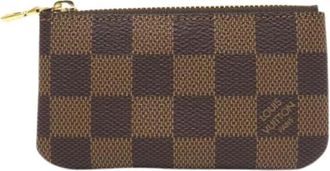 Louis Vuitton Pre-owned Wallets, male, Brown, Size: ONE SIZE Pre-owned Pochette Cle Damier Coin Case