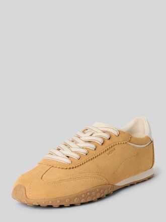 Hoff Sneaker aus echtem Leder mit Logo-Detail Modell Bridge in GELB, Gr&ouml;&szlig;e 36