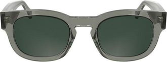 Calvin Klein Gray Acetate Womens Sunglass