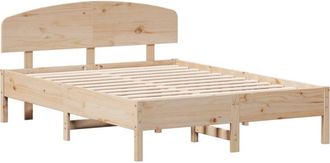 vidaXL Vidaxl - Estructura De Cama Sin Colch&oacute;n Madera Maciza De Pino 120x190 Cm