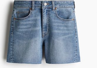 H&M Skinny High Denim Shorts - Blue