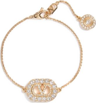 Valentino Garavani VLogo Signature Armband - Dames - Armbanden - Geel - S - Accessoires
