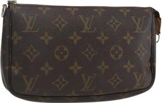 Louis Vuitton Pre-owned Clutches, female, Brown, Size: ONE SIZE Pre-owned Vintage Clutch
