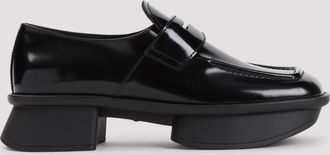 Prada Black Leather Loafers