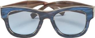 Dolce & Gabbana Pre-owned Acetate sunglasses - Dames - Vintage Accessoires - Blauw - ONE Size - Vintage