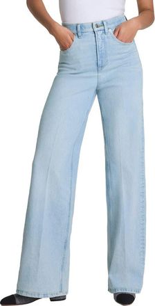 Spanx SPANXshape Authentic 360 High Waist Wide Leg Jeans in Ashland Wash at Nordstrom, Size X-Small