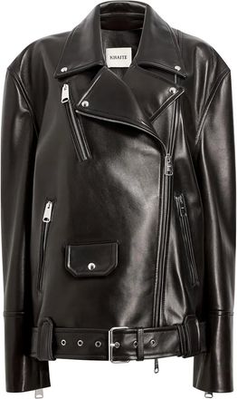 Khaite Giacca Hansel con cintura - Nero