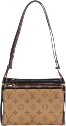 Louis Vuitton Pre-owned Vintage Cross Body Tas - Dames - Vintage Schoudertas - Bruin - ONE Size - Vintage