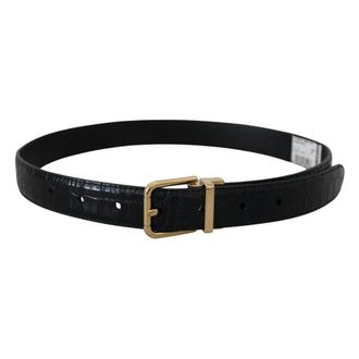 Dolce & Gabbana unisex, Accessoires, Zwart, Maat: ONE Size Leer