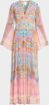 Camilla Howdy Gaudi Flared Sleeve Dress