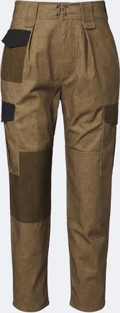 Isabel Marant Renzae patchwork cotton cargo pants