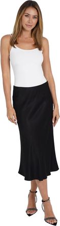 Love Token Rosabel Midi Skirt In Black